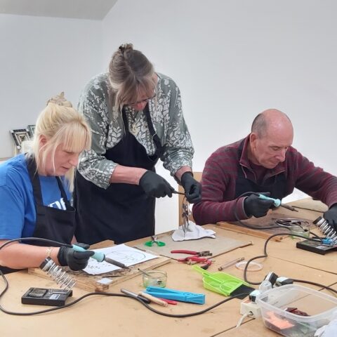 Stained Glass Course at Zantium Studios, Derbyshire