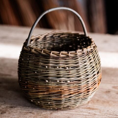 Berry Basket Weaving course at Zantium Studios Derbyshire with Rachel Evans
