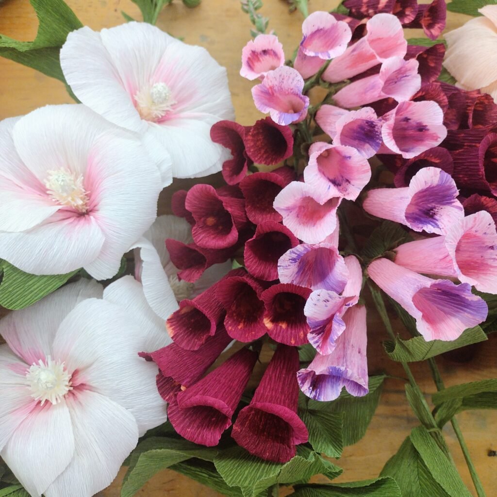 Paper Wildflower Course with Ling Warlow at Zantium Studios, Derbyshire