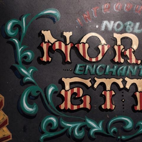 Signwriting course at Zantium Studios, Derbyshire with Allie Paints Signs