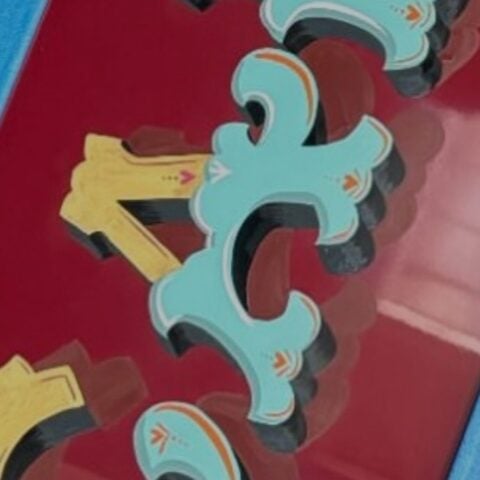 Signwriting course at Zantium Studios, Derbyshire with Allie Paints Signs