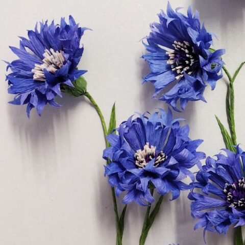 Paper Wildflower Weekend Course with Ling Warlow at Zantium Studios, Derbyshire