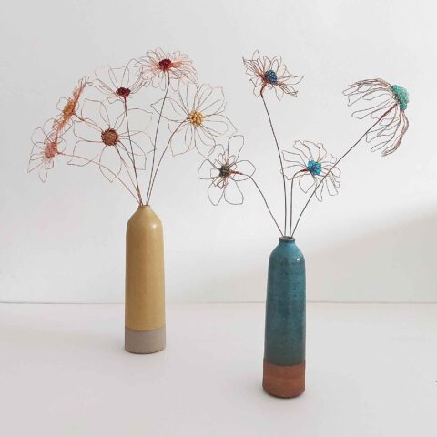 Beaded Wire Flowers - course with Judith Brown at Zantium Studios