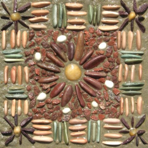 Make a pebble mosaic at Zantium Studios in the Peak District