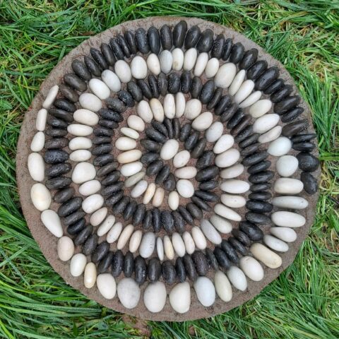 Pebble mosaic course at Zantium Studios, Derbyshire